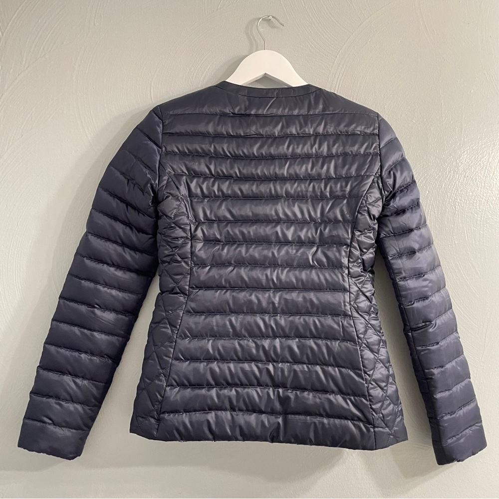 Lilly Pulitzer Lilah reversible quilted down zip jacket XXS collarless gorpcore - Picture 13 of 16